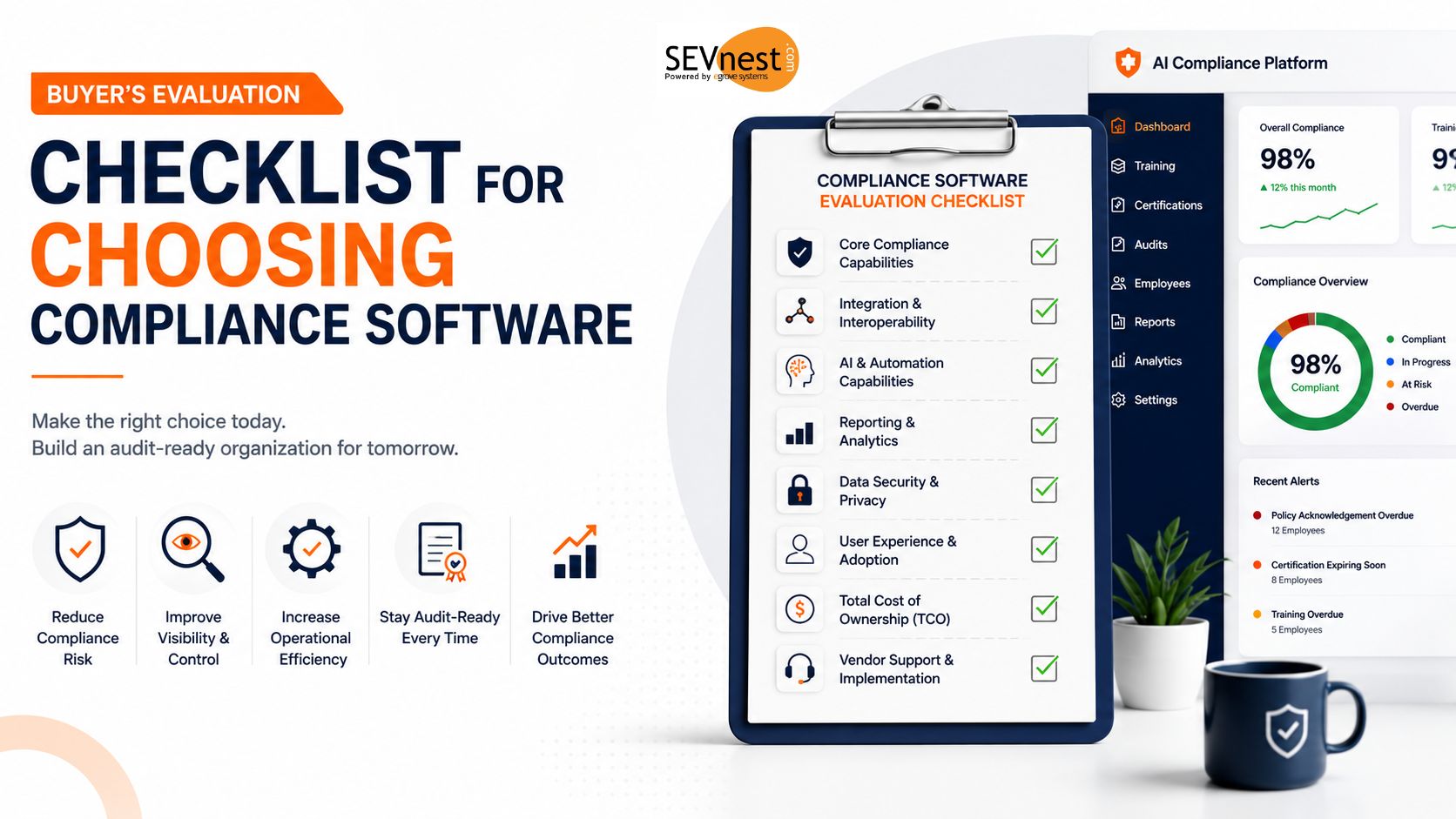 Checklist for Choosing Compliance Software Checklist for Choosing Compliance Software