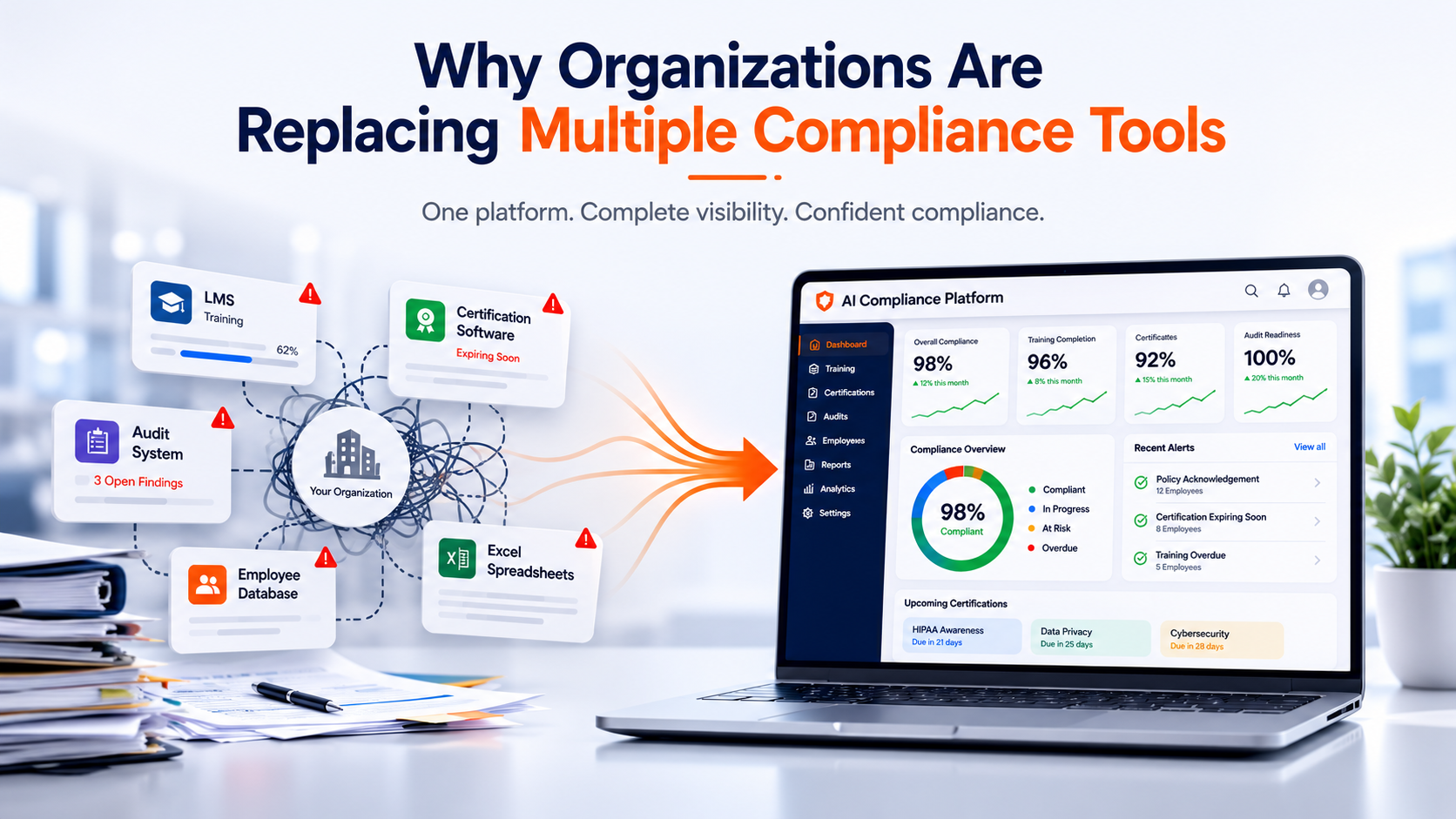 Why Organizations Are Replacing Multiple Compliance Tools Why Organizations Are Replacing Multiple Compliance Tools